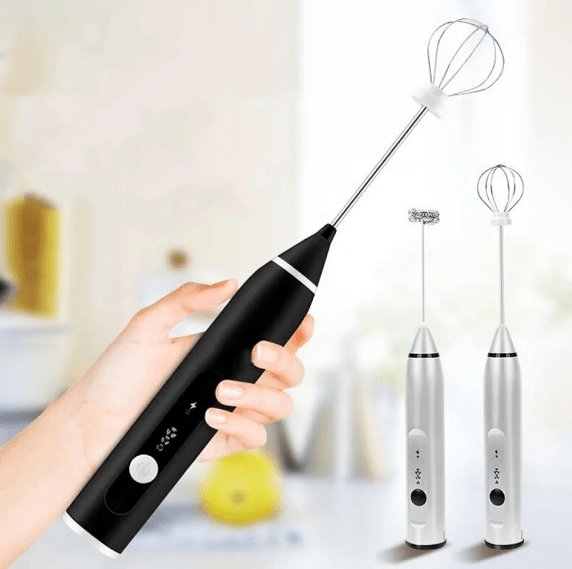 3 Modes USB Speed Adjustable Electric Milk Frother Coffee & Egg Beater - zartek.store