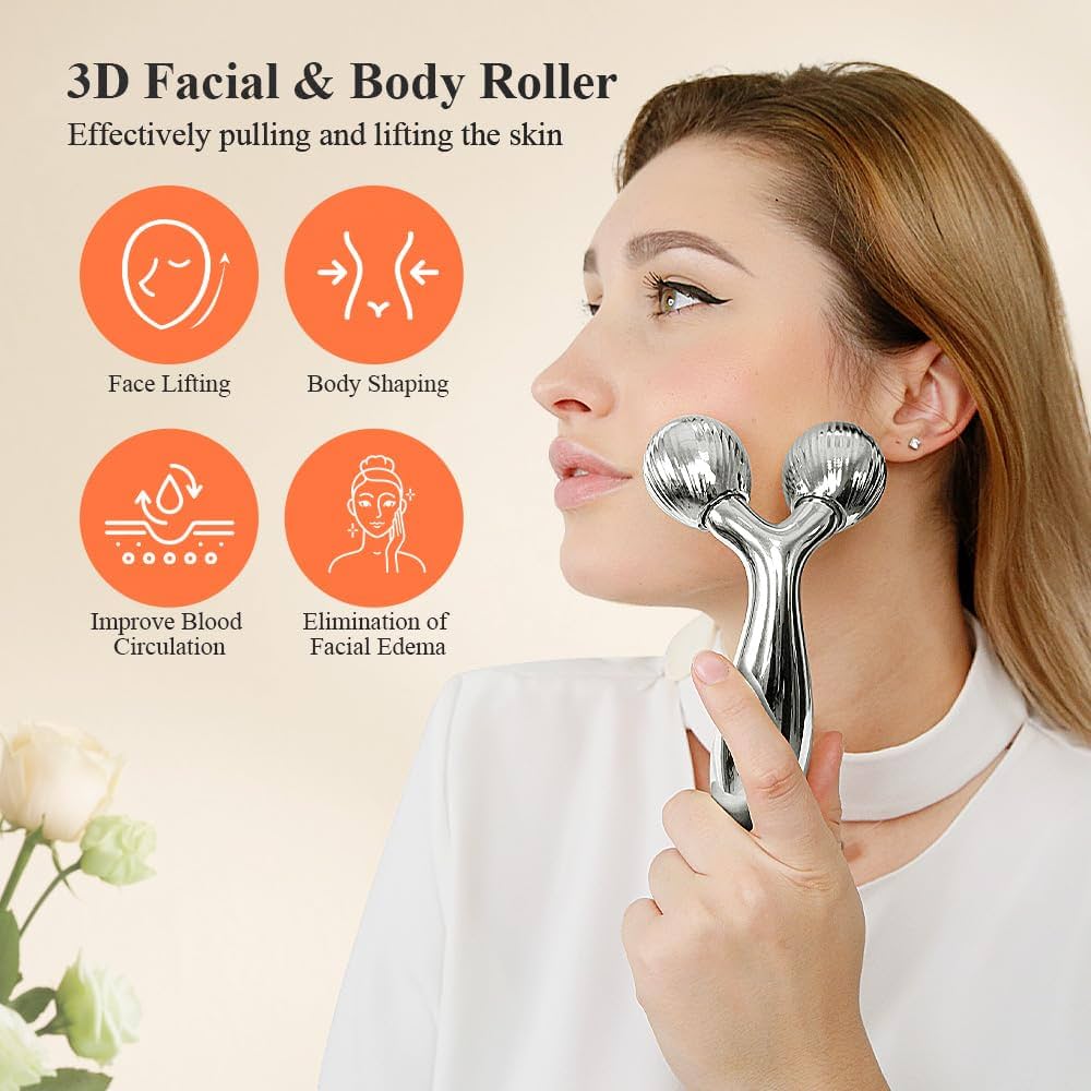 3D Face & Body Roller Massager - zartek.store
