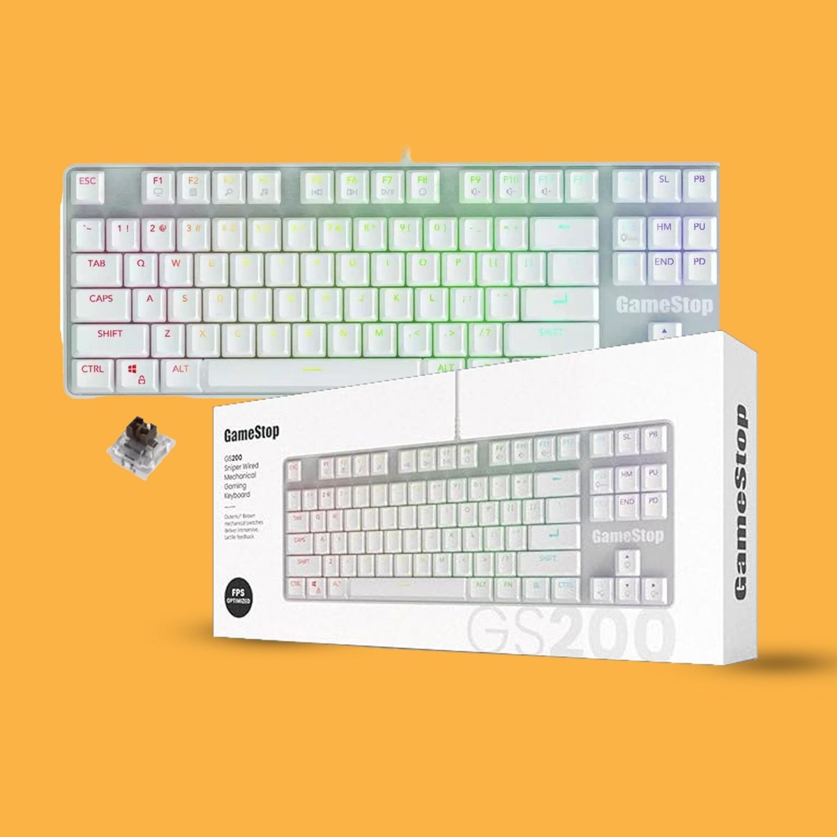 GAMESTOP GS200 RGB Gaming Mechanical Keyboard - zartek.store