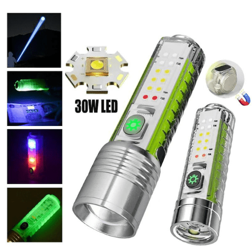 Multifunctional Zoom Flashlight With Currency Checker - zartek.store