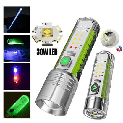 Multifunctional Zoom Flashlight With Currency Checker - zartek.store