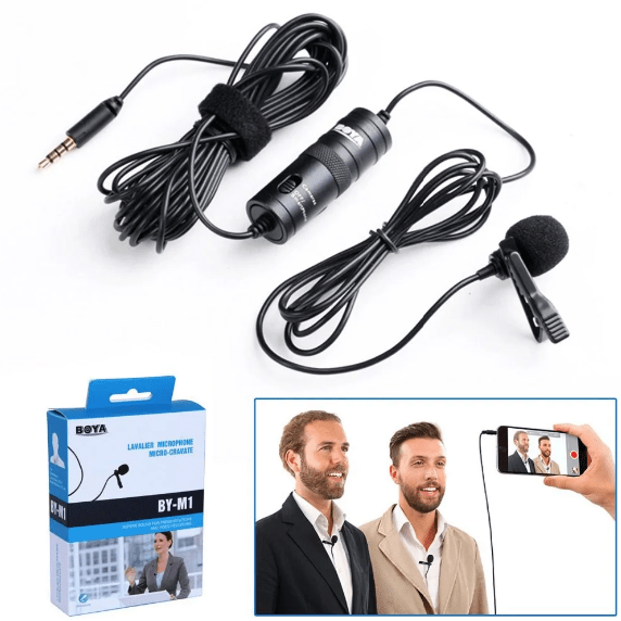 Original Boya BY M1 Collar Microphone - zartek.store
