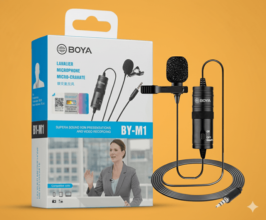 Original Boya BY M1 Collar Microphone - zartek.store