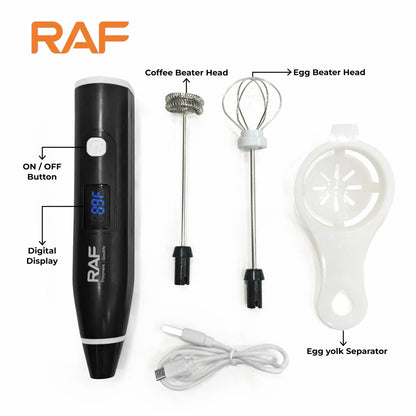 RAF Rechargeable Coffee Beater & Egg Whisker R.322 - zartek.store