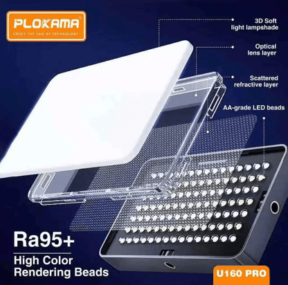 RMG U160 Pro RGB LED Video Light - zartek.store