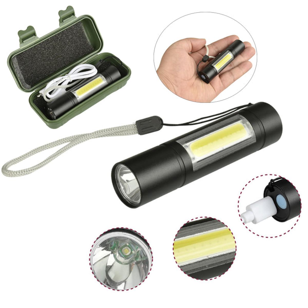 Zoomable Metal COB Flash Light - zartek.store